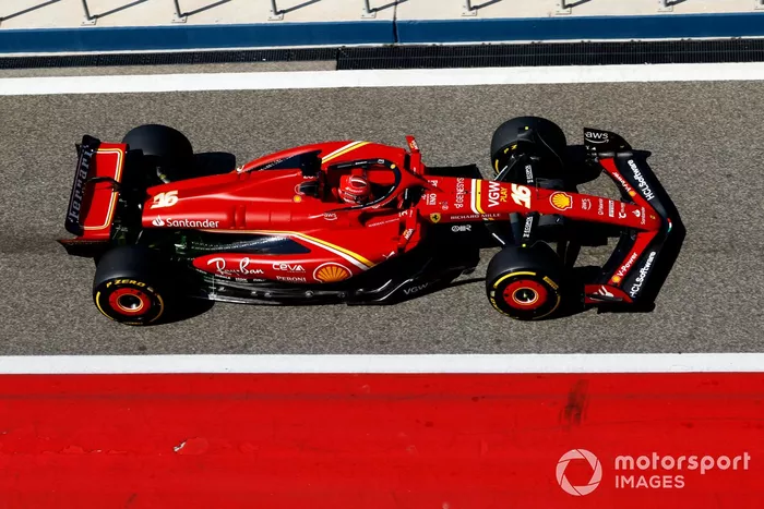 Charles Leclerc, Ferrari SF-24, ai box 