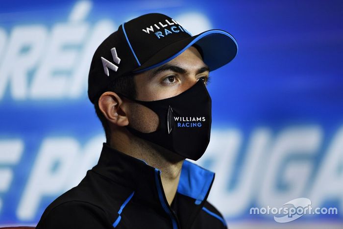 Nicholas Latifi, Williams Racing, en la conferencia de prensa