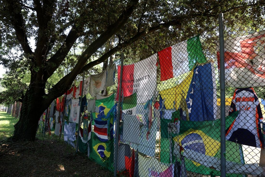 Banderas en el Memorial Ayrton Senna
