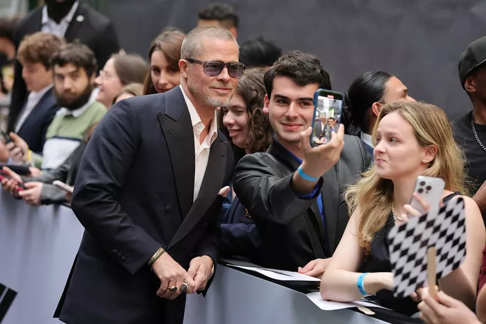 Brad Pitt at the World Premiere of F1 The Movie