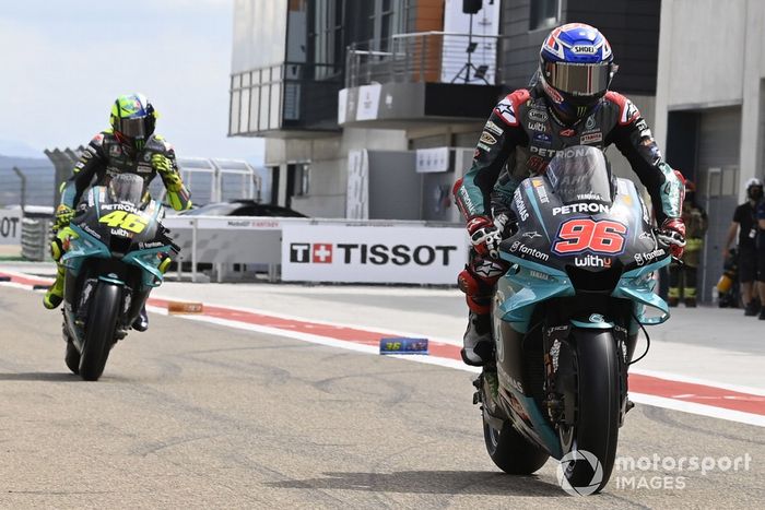 Jake Dixon se subió a la Yamaha M1 del Petronas en Gran Bretaña y Aragón.
