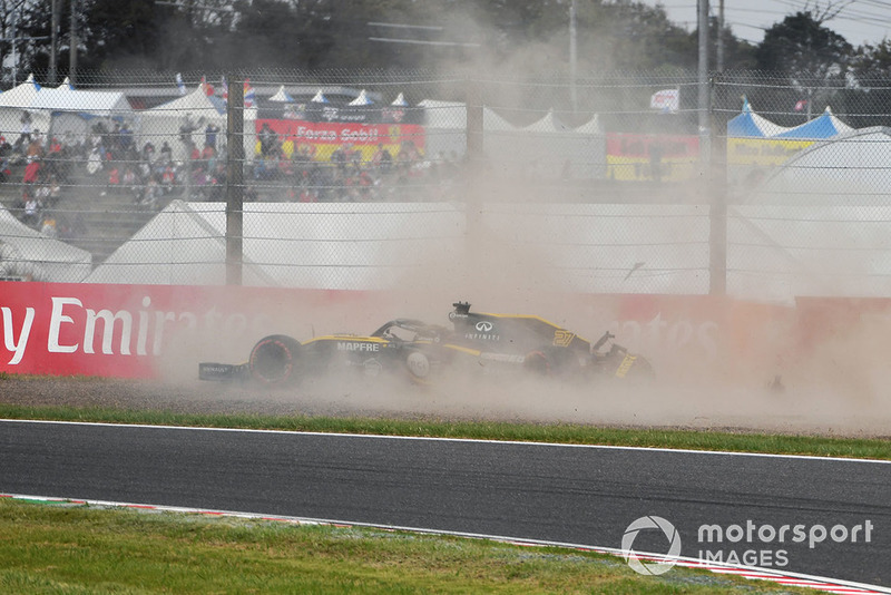 Accidente de Nico Hulkenberg, Renault Sport F1 Team R.S. 18