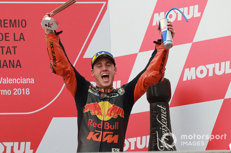 Podio: il terzo classificato Pol Espargaro, Red Bull KTM Factory Racing