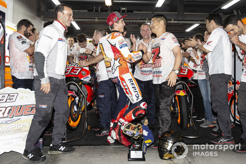 MotoGP-Weltmesiter 2018: Marc Marquez, Repsol Honda Team
