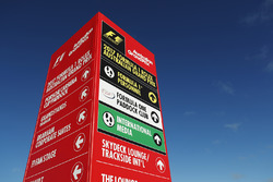Directions on a tower at Albert Park