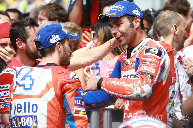 Андреа Довіціозо, Ducati Team, Даніло Петруччі, Pramac Racing