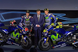 Valentino Rossi, Yamaha Factory Racing; Maverick Viñales, Yamaha Factory Racing