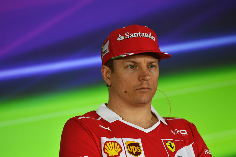 Kimi Raikkonen, Ferrari in the Press Conference