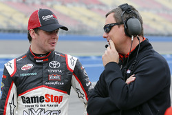 Erik Jones, Joe Gibbs Racing Toyota and Chris Gabehart