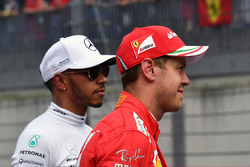 Lewis Hamilton, Mercedes AMG F1, Sebastian Vettel, Ferrari