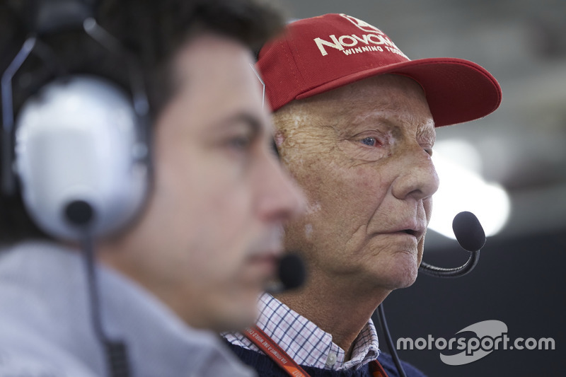 Niki Lauda, presidente no ejecutivo de Mercedes