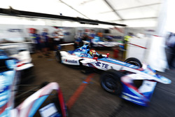 Robin Frijns, Amlin Andretti Formula E Team, pulls out of the garage