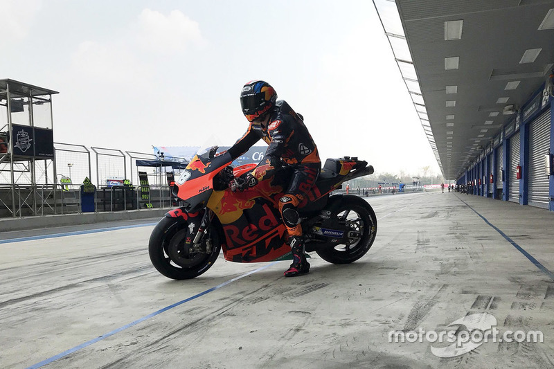 Bradley Smith, avec la KTM munie de son nouveau carénage