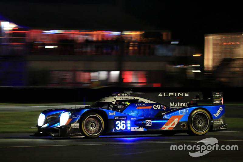 #36 Signatech Alpine A460: Gustavo Menezes, Nicolas Lapierre, Stéphane Richelmi