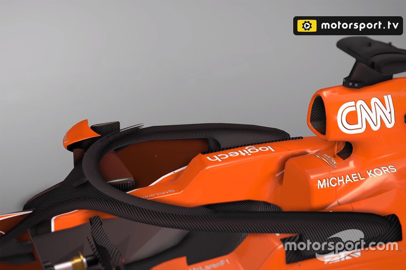 McLaren MCL32 con l'halo