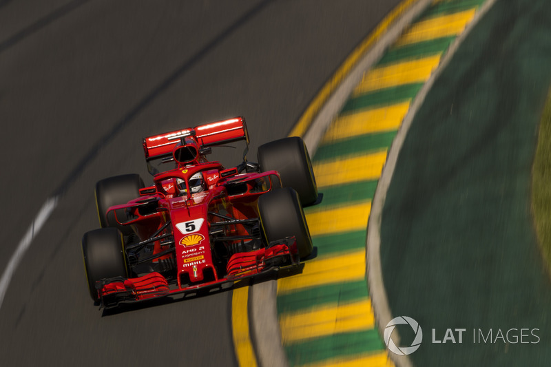 Sebastian Vettel, Ferrari SF71H action