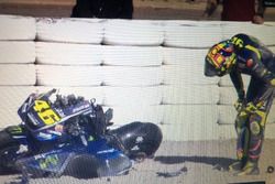 Valentino Rossi caída Test Valencia