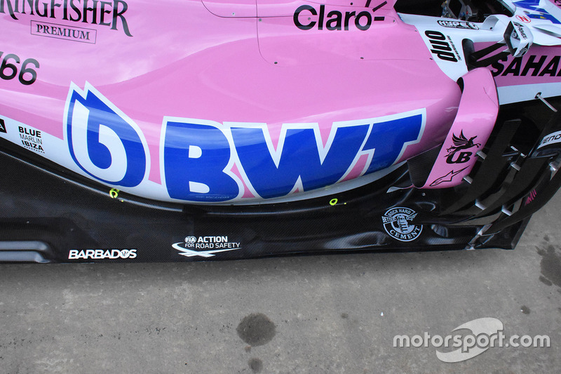 Force India VJM11 sensores