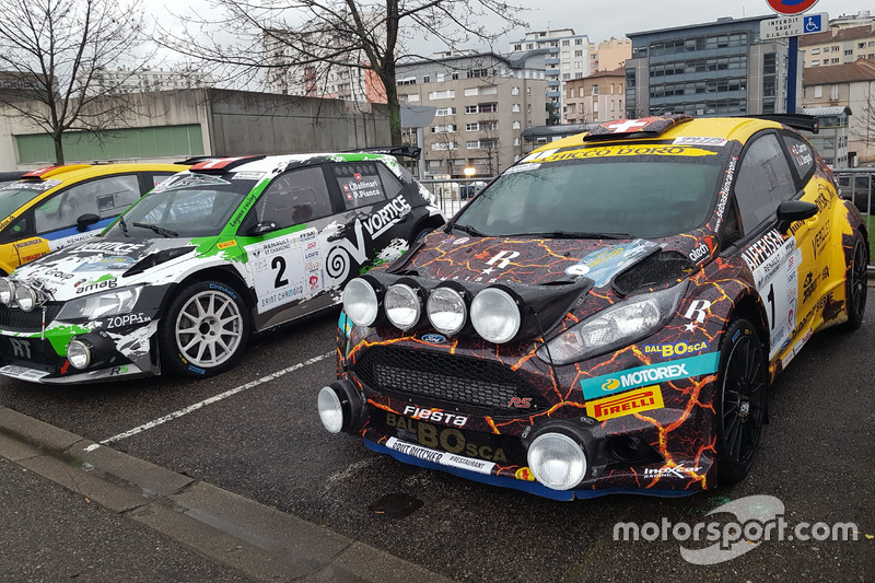 Sébastien Carron, Jérôme Degout, Ford Fiesta R5, D-MAX Swiss, und Ivan Ballinari, Paolo Pianca, Skoda Fabia R5, Lugano Racing Team