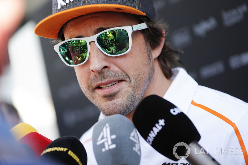 Fernando Alonso, McLaren, medyaya konuşuyor