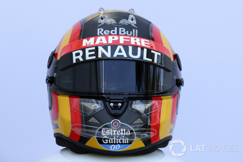 Le casque de Carlos Sainz Jr., Renault Sport F1 Team