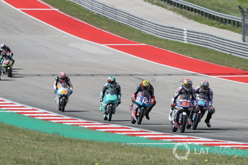 Fabio Di Giannantonio, Del Conca Gresini Racing Moto3, Jorge Martin, Del Conca Gresini Racing Moto3, Marco Bezzecchi, Prüstel GP