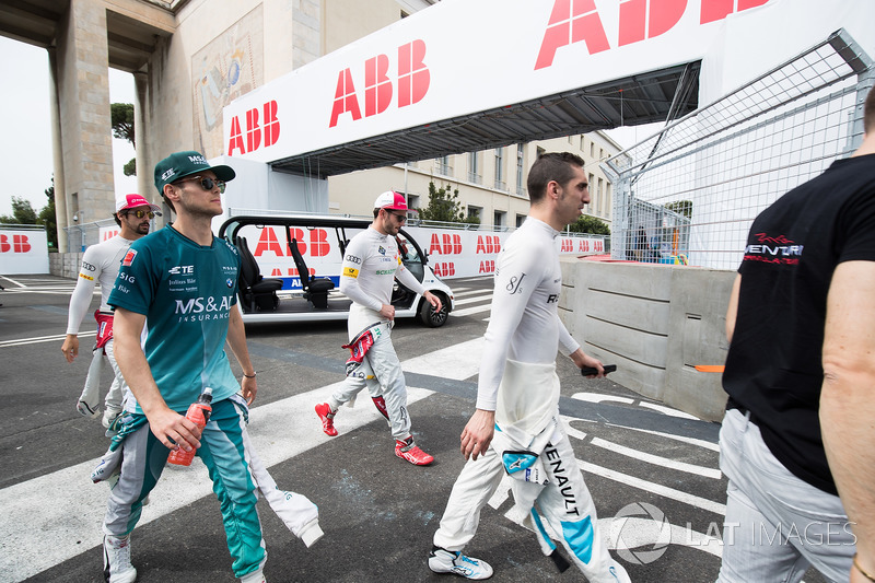 Sébastien Buemi, Renault e.Dams, Tom Blomqvist, Andretti Formula E Team, Daniel Abt, Audi Sport ABT Schaeffler