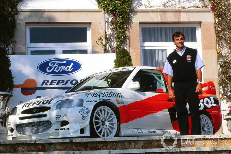 Carlos Sainz, lanzamiento Ford Escort WRC