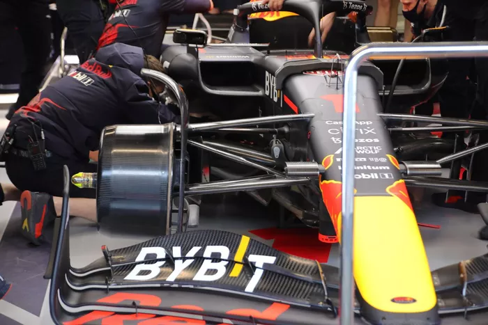 Red Bull Racing RB18 front detail