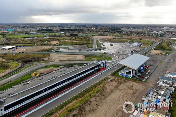 Les travaux sur le circuit de Zandvoort pour le Grand Prix des Pays-Bas