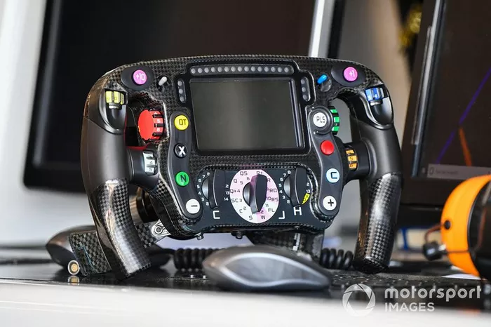 McLaren MCL35 steering wheel 