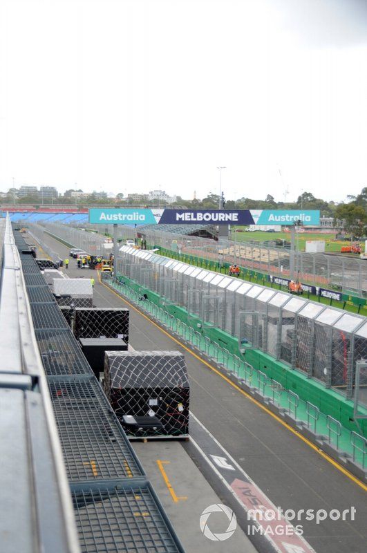 Llegada del material