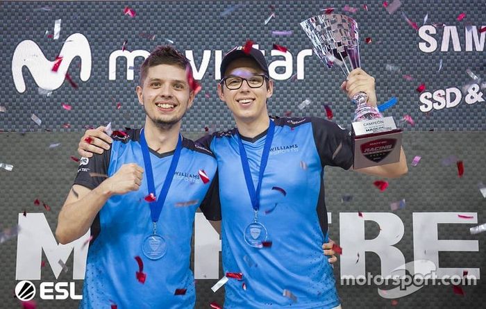 Podio de la ESL Racing Mapfre 2019