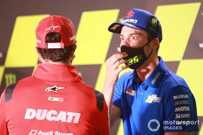 Andrea Dovizioso, Ducati Team,  Joan Mir, Team Suzuki MotoGP