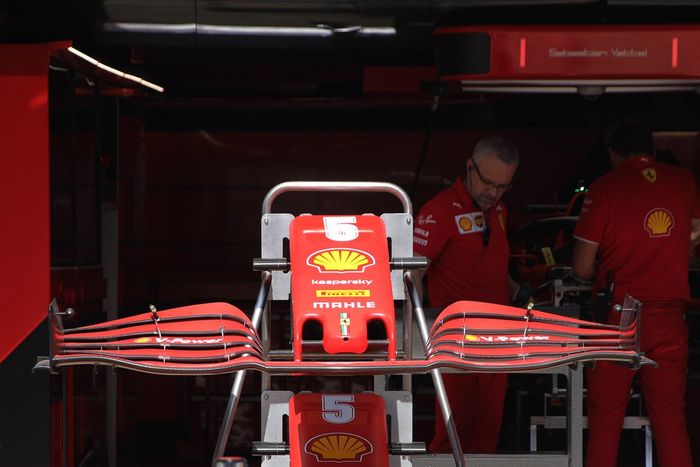 Alerón delantero del Ferrari SF1000