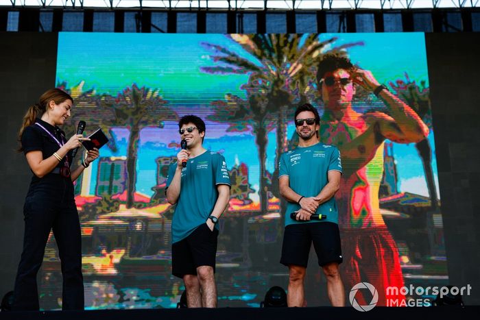 Fernando Alonso, Aston Martin F1 Team, Lance Stroll, Aston Martin F1 Team, entrevistados