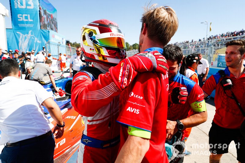 Pascal Wehrlein, Mahindra Racing, celebrates