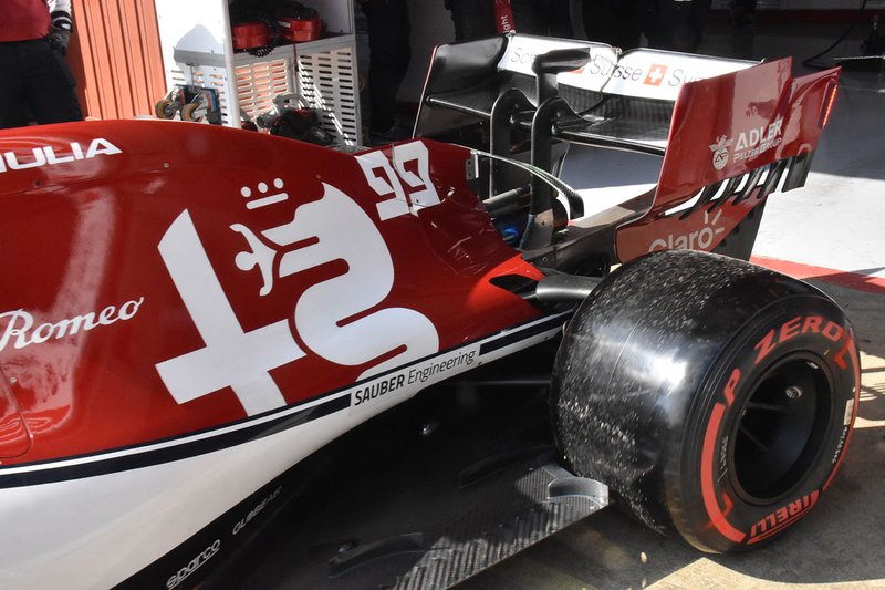 Alfa Romeo Racing C38 arka detay