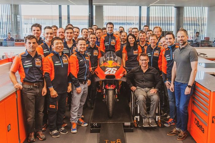 Dani Pedrosa, Red Bull KTM Factory Racing piloto de prueba