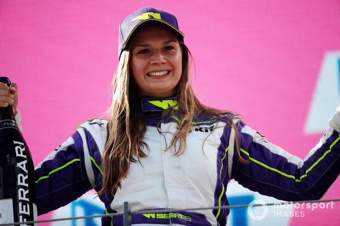 Podio: tercer lugar Fabienne Wohlwend