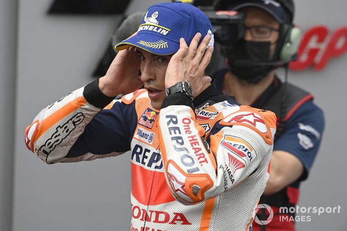 Ganador Marc Márquez, Repsol Honda Team en Parc Ferme