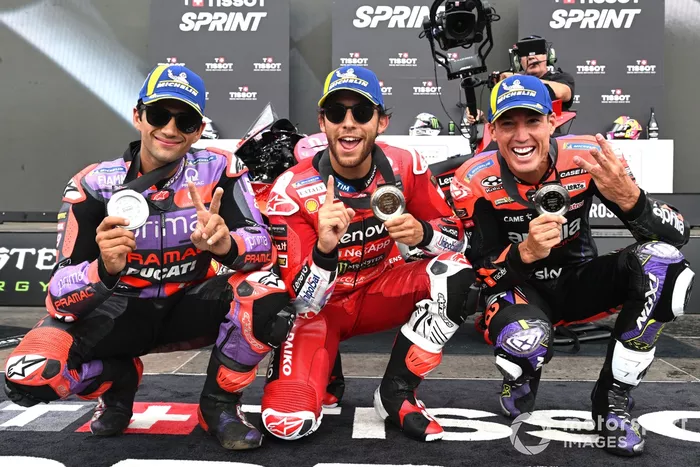 Jorge Martin, Pramac Racing, Enea Bastianini, Ducati Team, Aleix Espargaro, Aprilia Racing Team