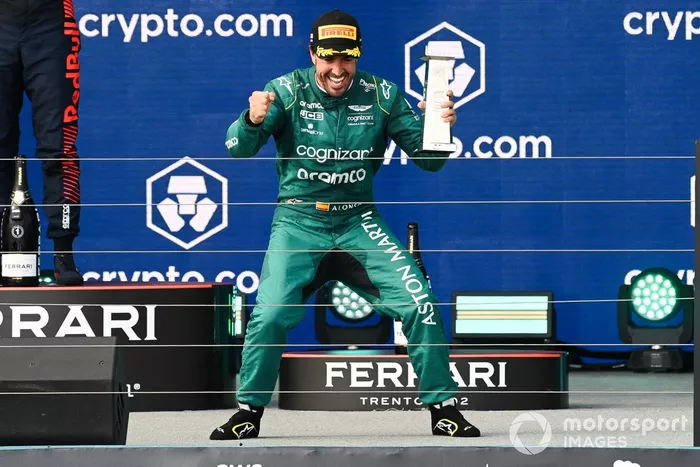 120- Fernando Alonso, 3º en el GP de Miami 2023 con Aston Martin