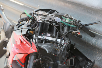 Bike von Jorge Lorenzo, Ducati Team, nach Sturz