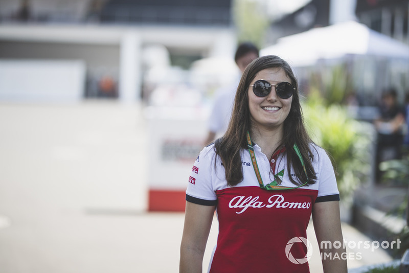 Tatiana Calderon, Sauber Test Driver 