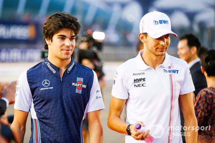 Esteban Ocon, Racing Point Force India, Lance Stroll, Williams Racing