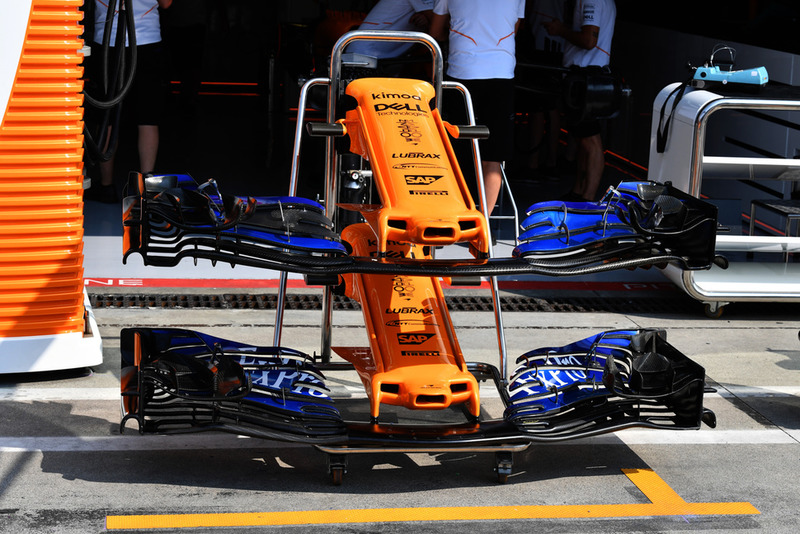 McLaren MCL33 burun ve ön kanat