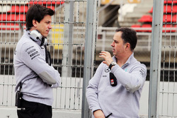 Toto Wolff, Mercedes AMG F1 con Ron Meadows, Mercedes