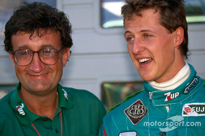 Michael Schumacher avec Eddie Jordan