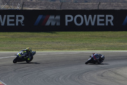 Valentino Rossi, Yamaha Factory Racing; Jorge Lorenzo, Yamaha Factory Racing